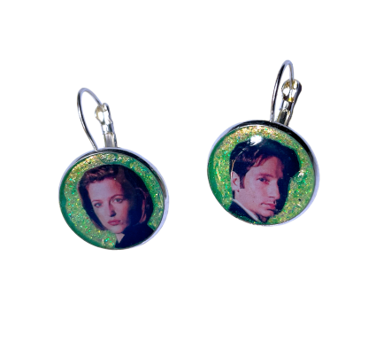 pendientes de Scully y Mulder - Expediente X