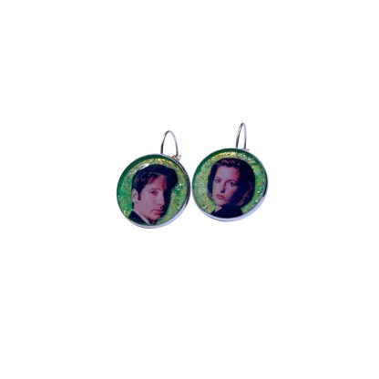 pendientes de Scully y Mulder - Expediente X